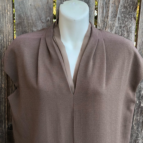 Carmen Marc Valvo • brown shift dress - Picture 4 of 6